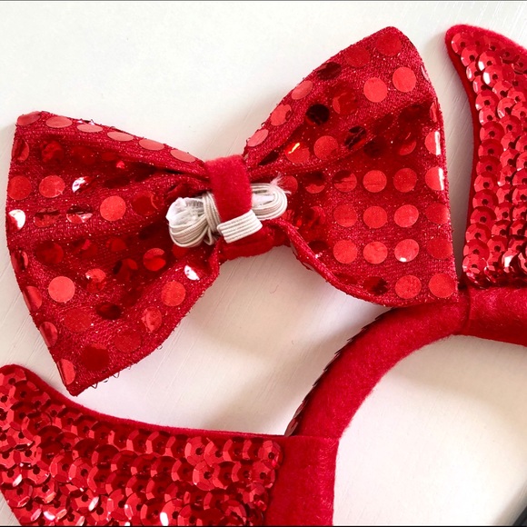 Mardi Gras sequins devil 4pc Quality accessories bowtie tails Pitchfork headband - Picture 8 of 14